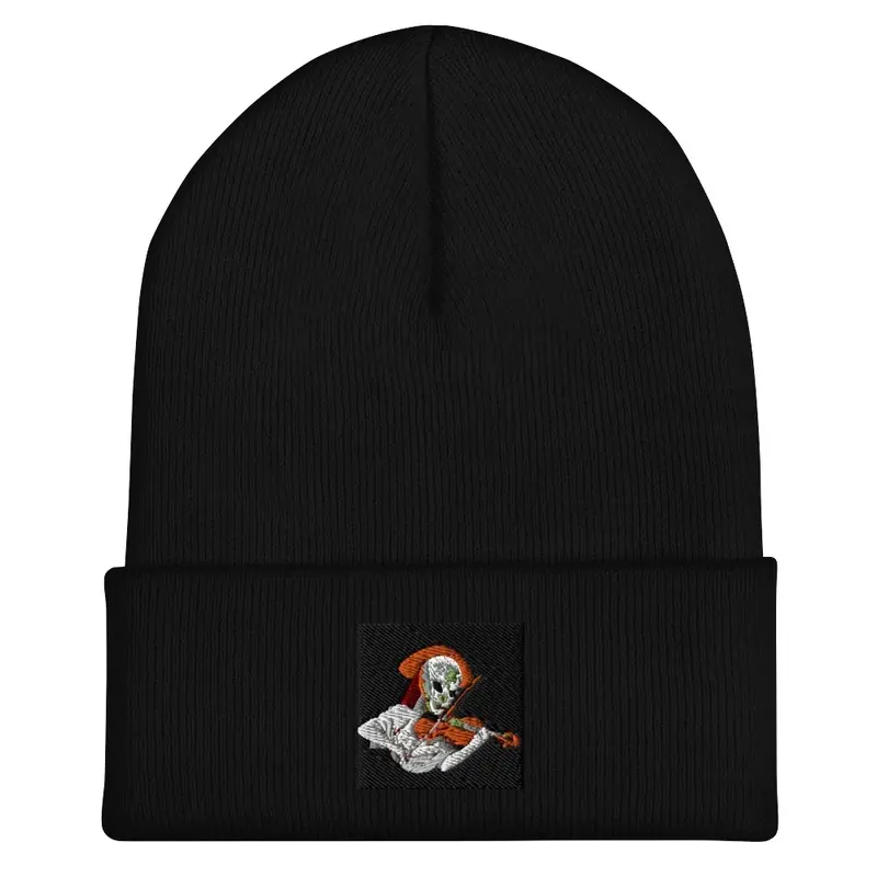 Mrs. Skeletonichi Violin Beanie